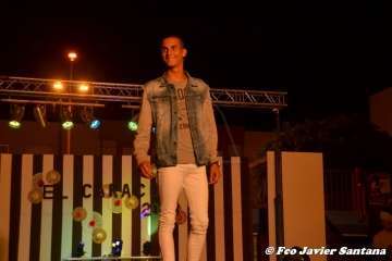 Yashyra Gonzalez y Carlos Santana, Miss y Míster de El Caracol 2018 (Foto Francisco Javier Santana)